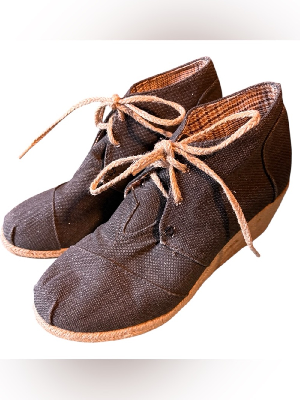 Corky’s Wedge Heel Tie Up Shoes Size 8